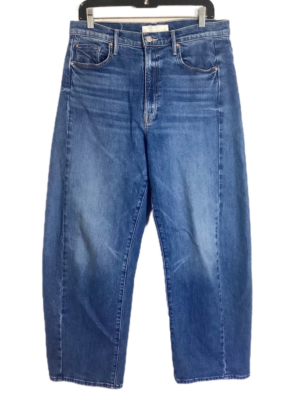 Mother Full Pipe Flood Jeans 29x28 Barrel Leg - Picture 2 of 16